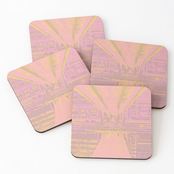 Item preview, Canary Wharf, Middle Dock, DLR bridge designed and sold by CharlottePlaceArt.