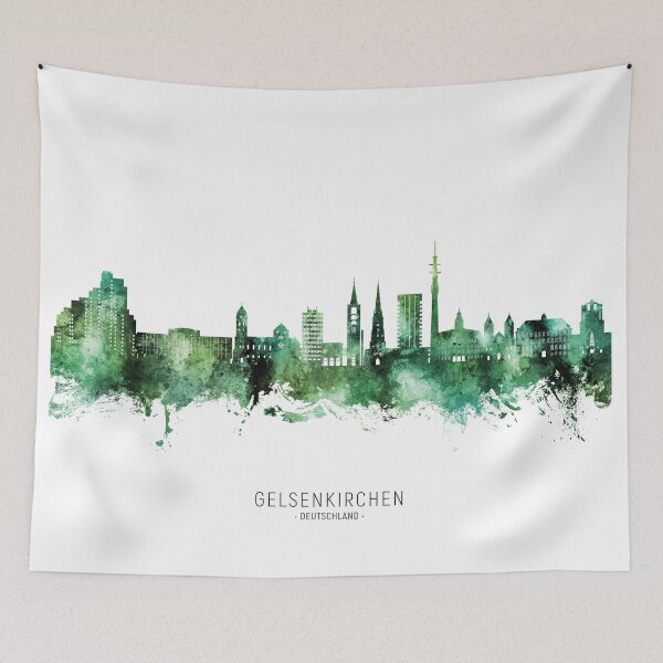 Item preview, Gelsenkirchen Germany Skyline designed and sold by ArtPrints.