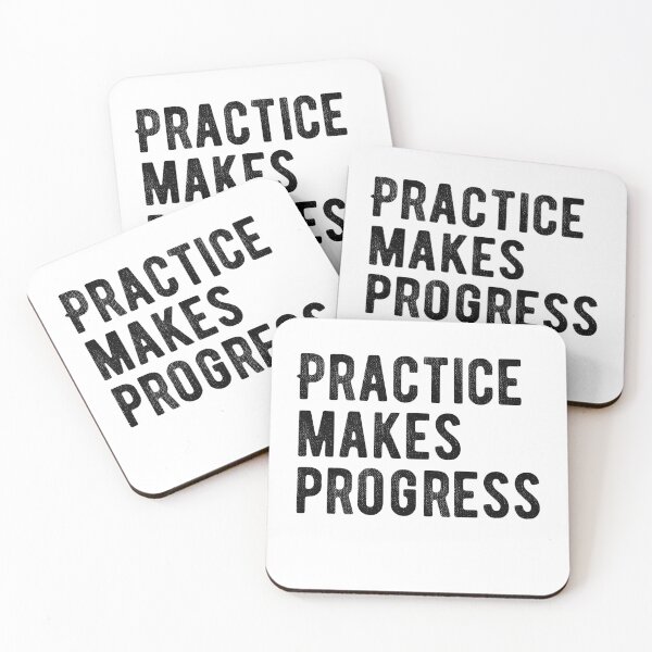 Item preview, practice makes progress designed and sold by belladesign7.
