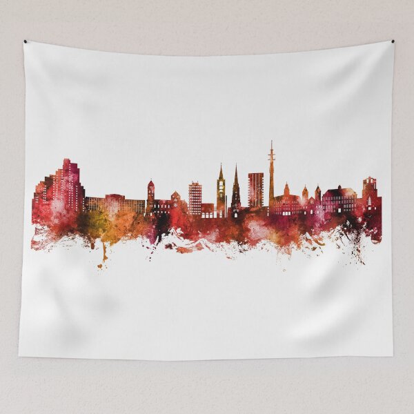 Item preview, Gelsenkirchen Germany Skyline designed and sold by ArtPrints.