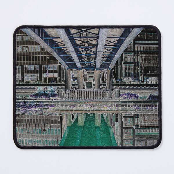 Item preview, Canary Wharf, Middle Dock, DLR bridge designed and sold by CharlottePlaceArt.