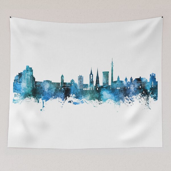 Item preview, Gelsenkirchen Germany Skyline designed and sold by ArtPrints.