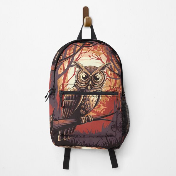 Item preview, Owl in Enchanted Forest Illustration designed and sold by ZetaDream.