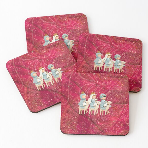 Item preview, Three Wise Men: Journey to Bethlehem on Sparkling Red designed and sold by AlexeyevZurga.