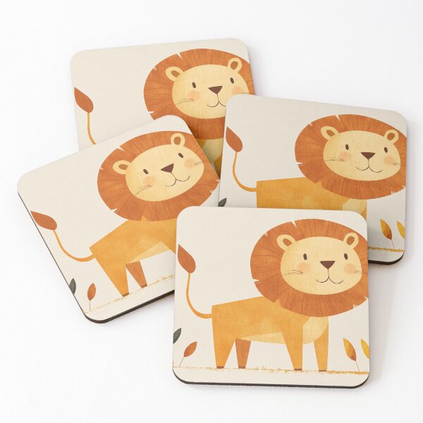 Item preview, Kids Art Cute Lion designed and sold by KootenayDesigns.