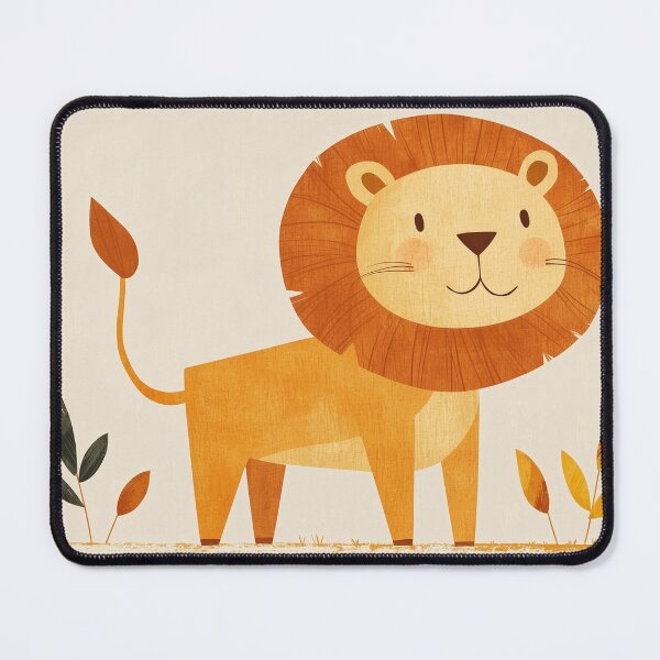 Item preview, Kids Art Cute Lion designed and sold by KootenayDesigns.