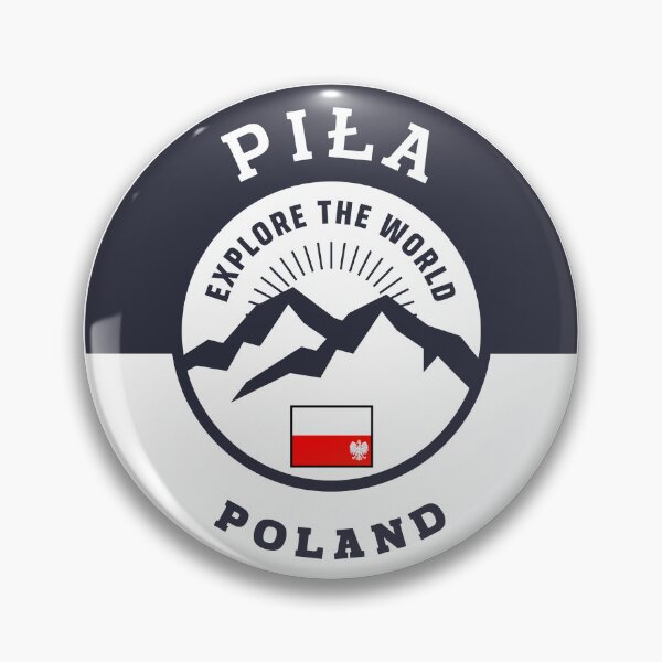 Item preview, Piła Poland Black and White Crest designed and sold by World Designs.