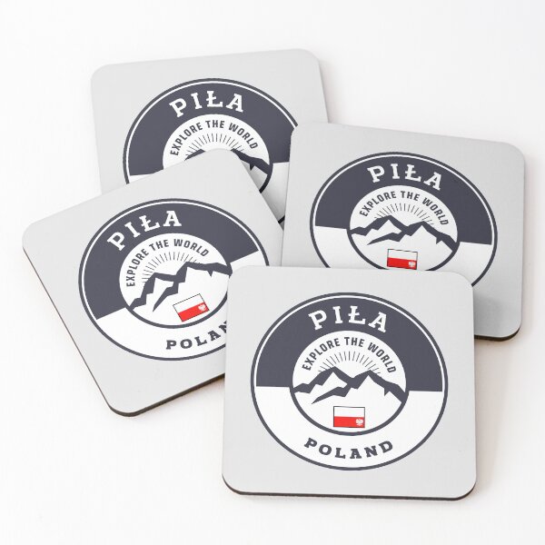 Item preview, Piła Poland Black and White Crest designed and sold by World Designs.