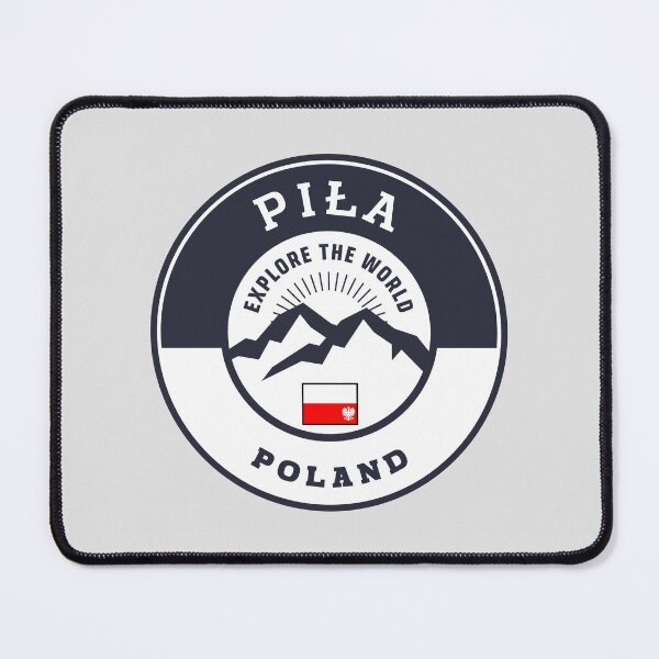 Item preview, Piła Poland Black and White Crest designed and sold by World Designs.