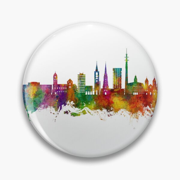 Item preview, Gelsenkirchen Germany Skyline designed and sold by ArtPrints.