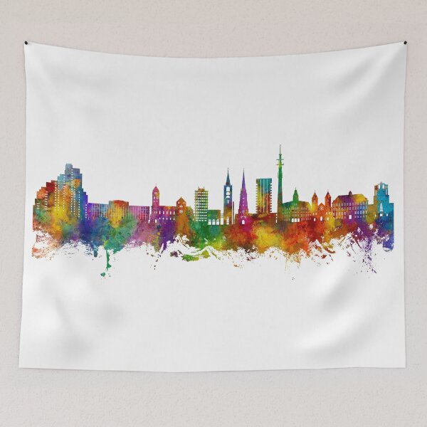 Item preview, Gelsenkirchen Germany Skyline designed and sold by ArtPrints.