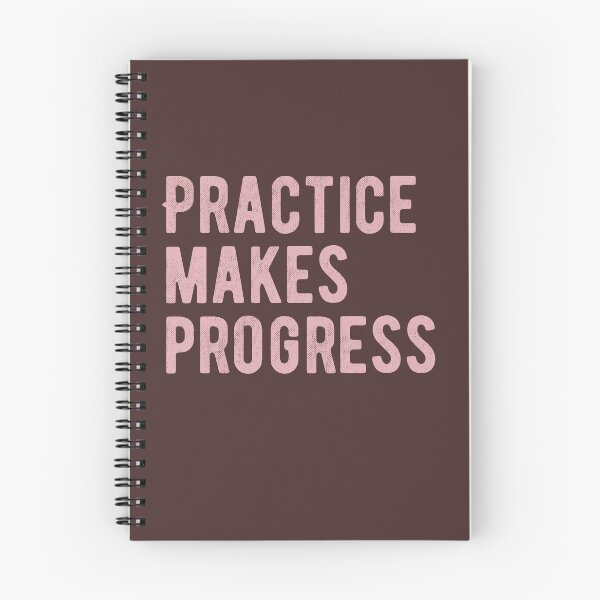 Item preview, practice makes progress designed and sold by belladesign7.