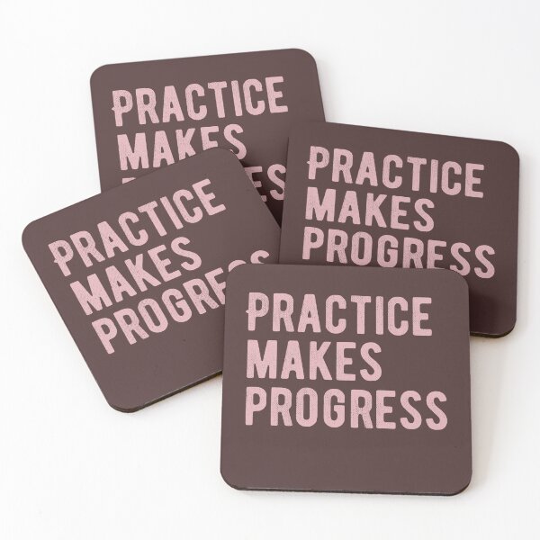 Item preview, practice makes progress designed and sold by belladesign7.