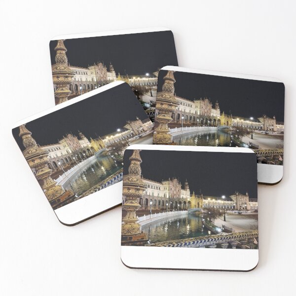 Item preview, Plaza espana at night designed and sold by tattib.