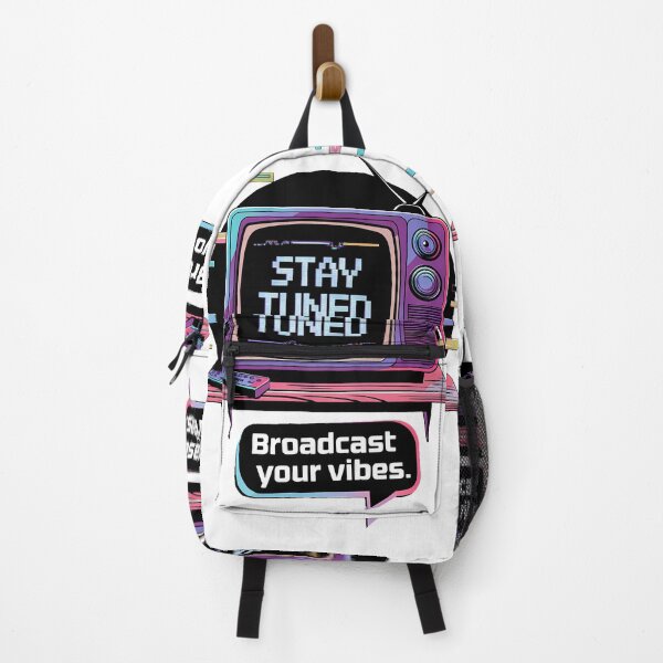 Item preview, Retro TV Stay Tuned Vaporwave Art designed and sold by ZetaDream.
