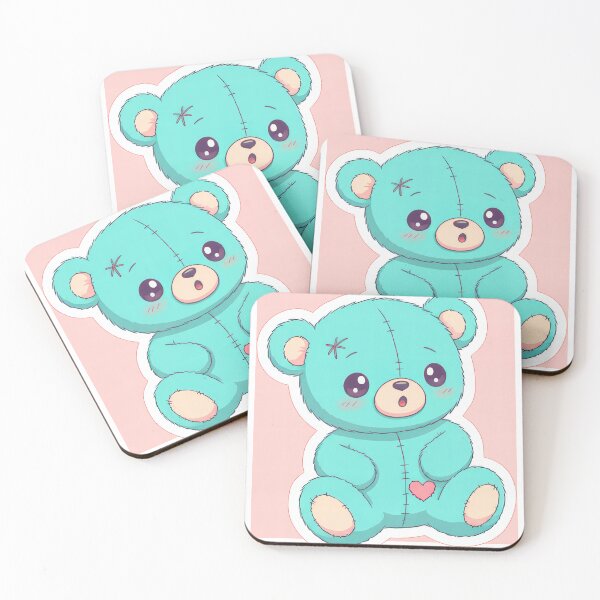 Item preview, Adorable Teal Blue Teddy bear designed and sold by CriaCreative.