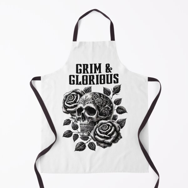 Item preview, Skull Goth Grim & Glorious Black Rose Design designed and sold by MoonMonkeyNbear.
