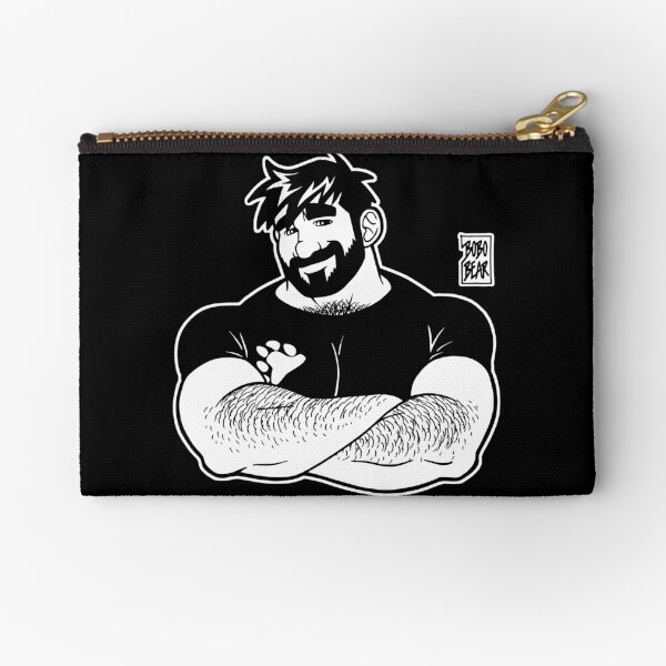ADAM LIKES CROSSING ARMS - LINEART Zipper Pouch