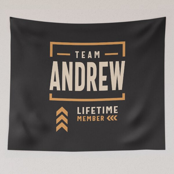 Item preview, Team Andrew Lifetime Member Funny Name Andrew designed and sold by cidolopez.