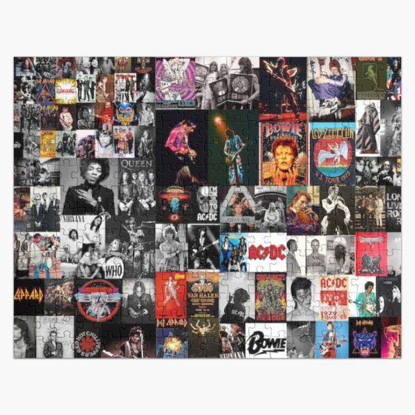 Vista previa del artículo con la obra «Leyendas del rock and roll», diseñado y vendido por JBaystro.