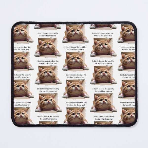 Item preview, Charming Ginger Cat Caught in a Paper Box: A Delightful Capture of Feline Curiosity and Playfulness designed and sold by AlwaysHome.