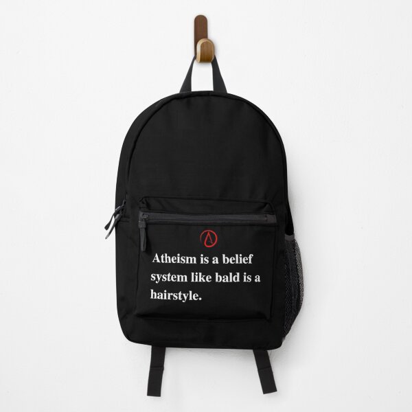 Item preview, Funny Atheist Quote. Atheism . White Text version. designed and sold by Atheist-Heaven.