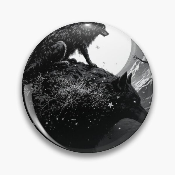 Item preview, Majestic Black Steampunk Wolf: Inspired by 'Wolves Have No Kings designed and sold by NightshadeWolfs.