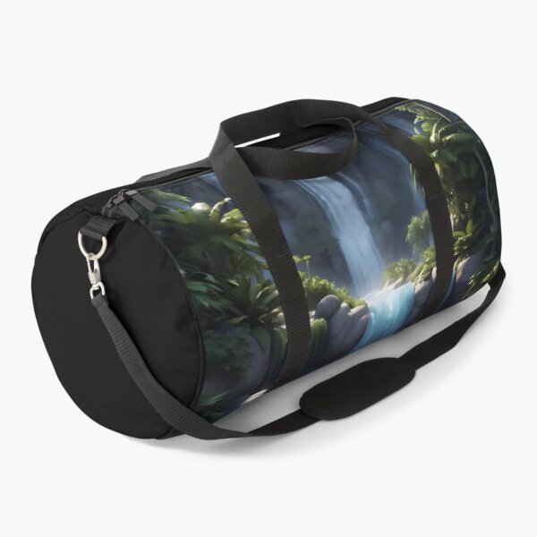 Artikelvorschau, Wasserfall im grünen Wald oder grünen Dschungel 4 entworfen und verkauft von AA-designstore.