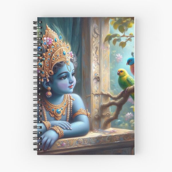 Item preview, Krishna with Parrot designed and sold by AngeliqueArt.