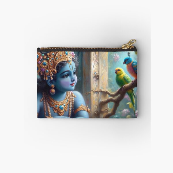 Item preview, Krishna with Parrot designed and sold by AngeliqueArt.