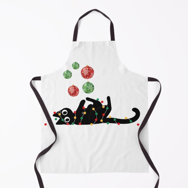 Item preview, Happy Black Cat Tangled Up In Christmas colorful brightTree Lights designed and sold by Sand-Store.