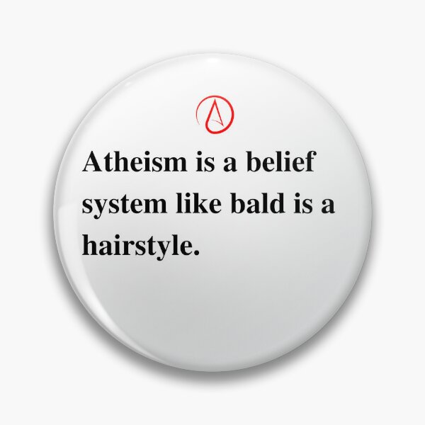 Item preview, Funny Atheist Quote. Atheism . Black Text version. designed and sold by Atheist-Heaven.