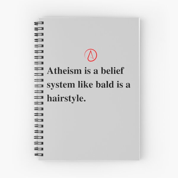 Item preview, Funny Atheist Quote. Atheism . Black Text version. designed and sold by Atheist-Heaven.
