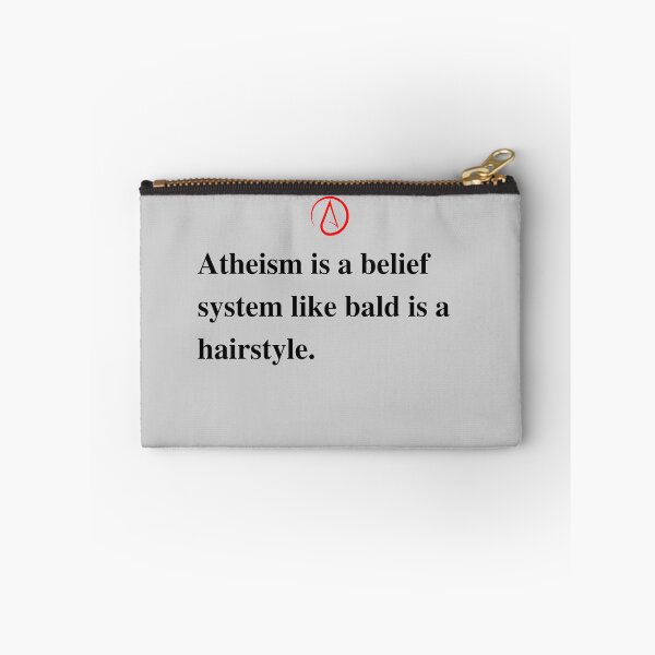 Item preview, Funny Atheist Quote. Atheism . Black Text version. designed and sold by Atheist-Heaven.