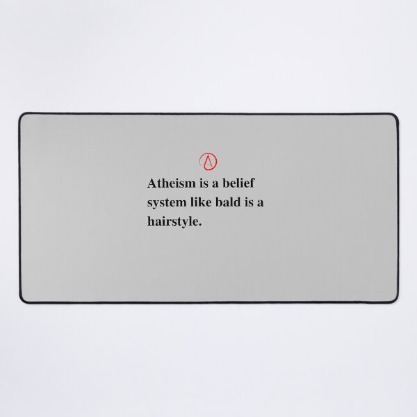 Item preview, Funny Atheist Quote. Atheism . Black Text version. designed and sold by Atheist-Heaven.