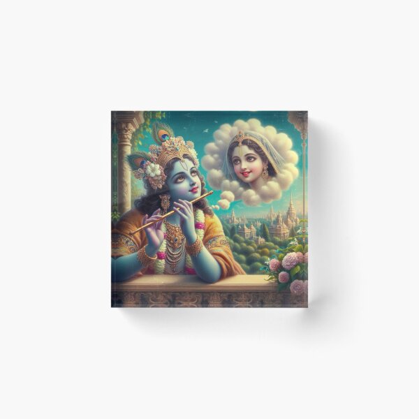 Item preview, Krishna meditation designed and sold by AngeliqueArt.