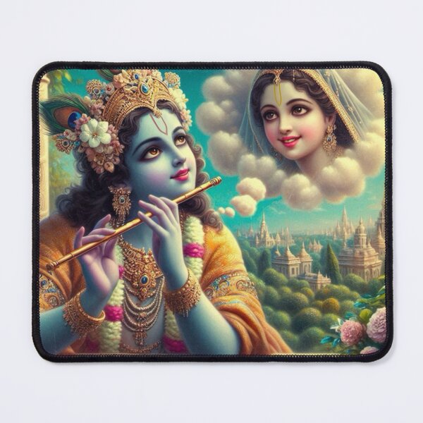 Item preview, Krishna meditation designed and sold by AngeliqueArt.