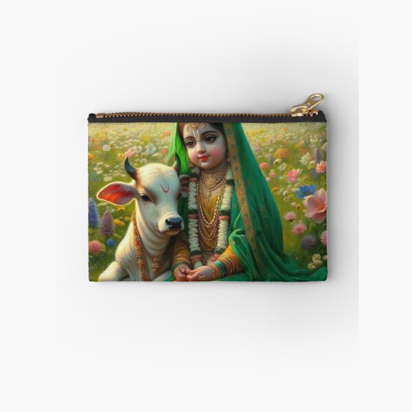 Item preview, Radharani with cow designed and sold by AngeliqueArt.