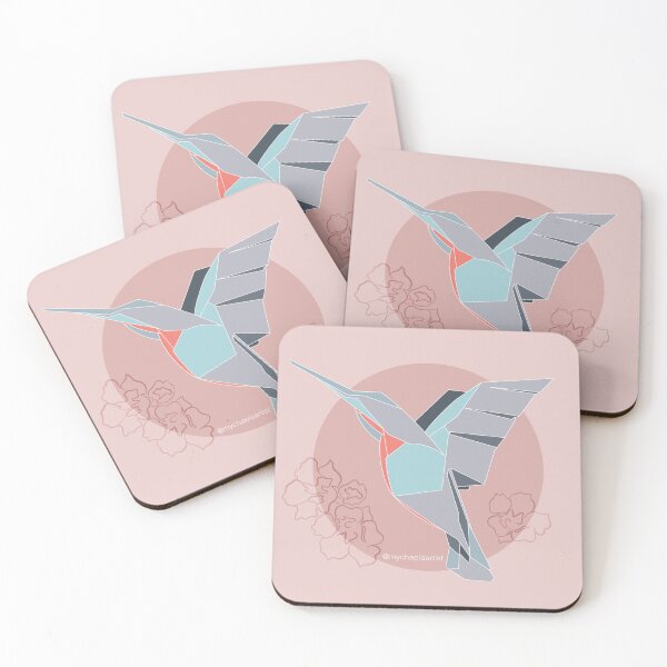 Item preview, Pastel floral hummingbird designed and sold by Mychaela-Artist.