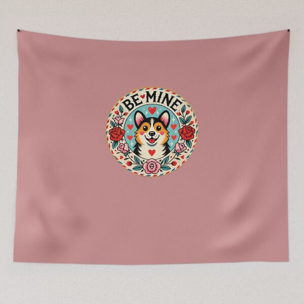 Item preview, Be Mine Corgi designed and sold by FrictionMaxxing.