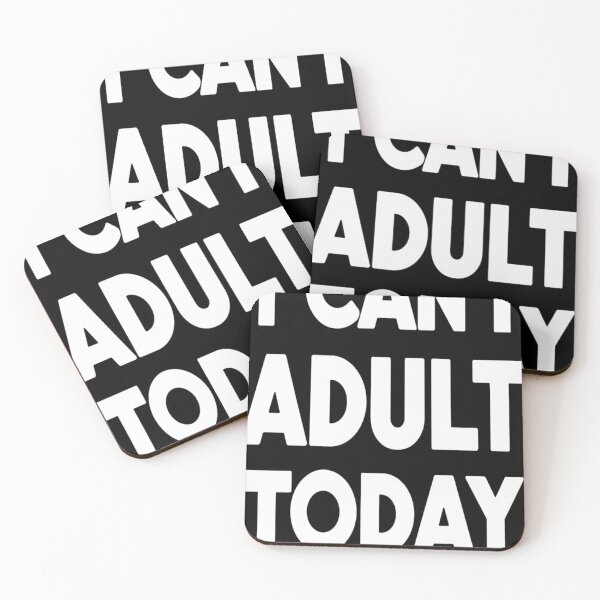 Item preview, I Can't Adult Today Funny Unhinged Adult designed and sold by KitonicTees.