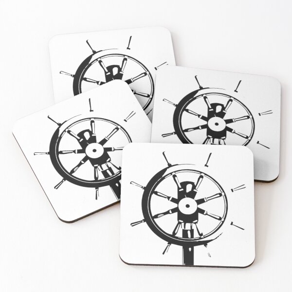 Item preview, Classic Ship's Wheel Illustration  designed and sold by Over & Out Designs .