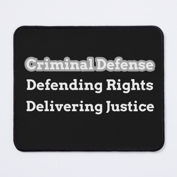 Item preview, Criminal Defense Defending Rights Delivering Justice designed and sold by ArtitudePrintLb.