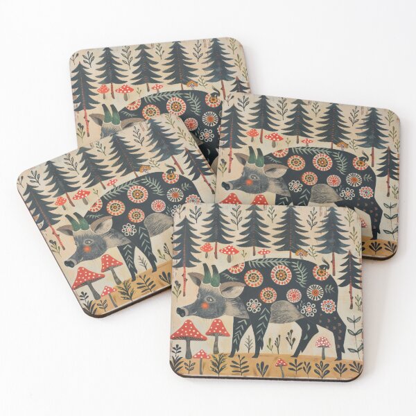 Item preview, Pig mushroom with tree designed and sold by xiao xuans.