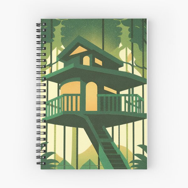 Item preview, Treehouse Dream | Whimsical Nature Art | Cozy Treehouse Illustration designed and sold by Epic--Art.