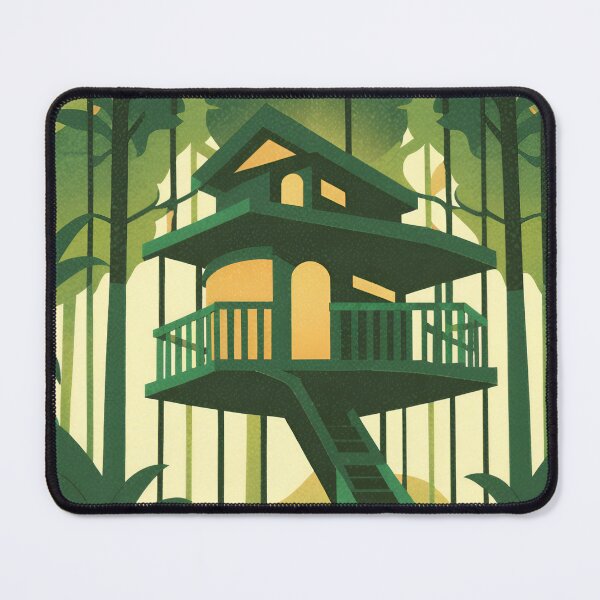 Item preview, Treehouse Dream | Whimsical Nature Art | Cozy Treehouse Illustration designed and sold by Epic--Art.