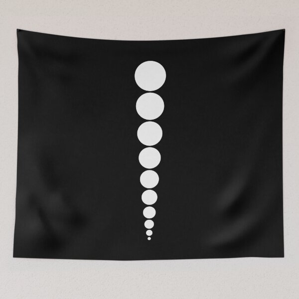 Item preview, 60's Retro Mod Minimal Dots in Black and White designed and sold by MellowCat.