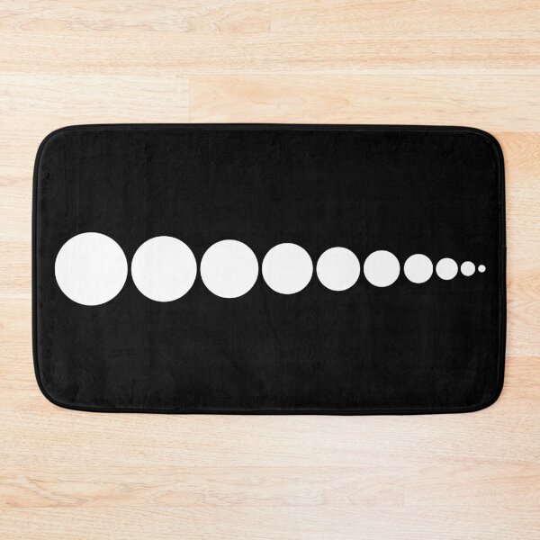 Item preview, 60's Retro Mod Minimal Dots in Black and White designed and sold by MellowCat.