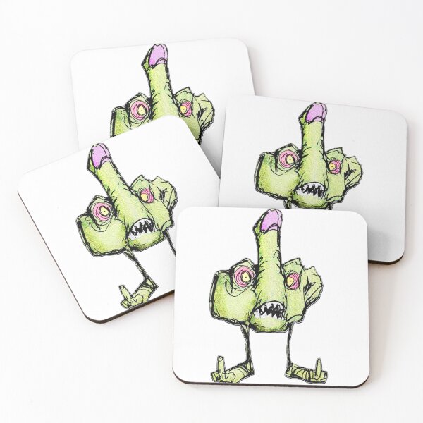 Item preview, Flip Off Monster designed and sold by House of the Horde.