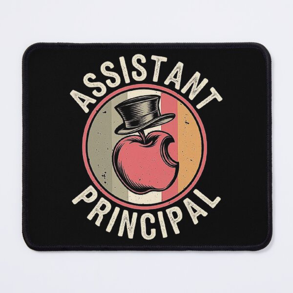 Item preview, Retro Assistant Principal Design with Apple and Hat designed and sold by love3617.